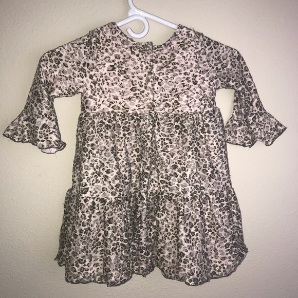 Marmellata  Long Sleeves animal print dress 4T E88 - Picture 3 of 5